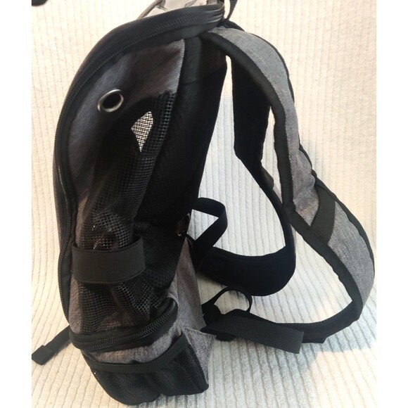 Pet Carrier Backpack Adjustable Shoulders Bag Breathable Mesh with Keychain bag - Picture 6 of 16